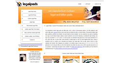 Desktop Screenshot of legalpads.net